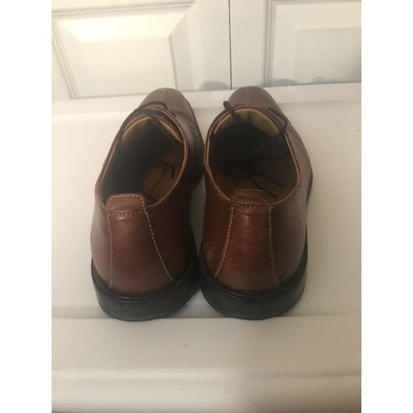 COLE HAAN Beckett Center Seam Cognac Lace Up Mens Dress Shoes Oxfords 10M C06400 - Picture 10 of 10